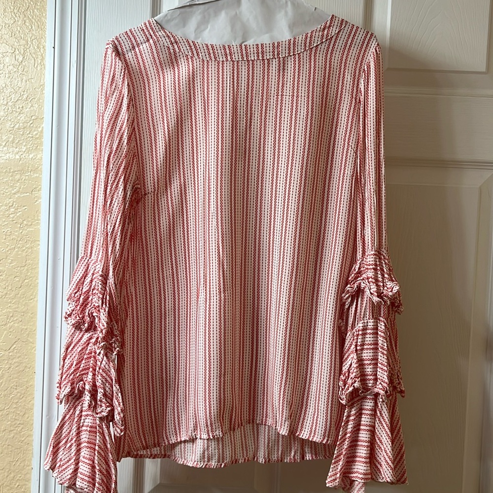 Woman’s ruffle blouse
